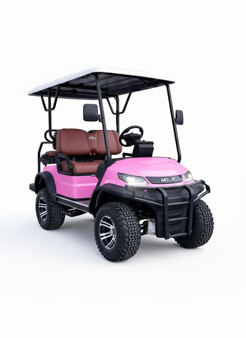 Carrito de golf MG-X 4 Plazas Rosa · $169,900