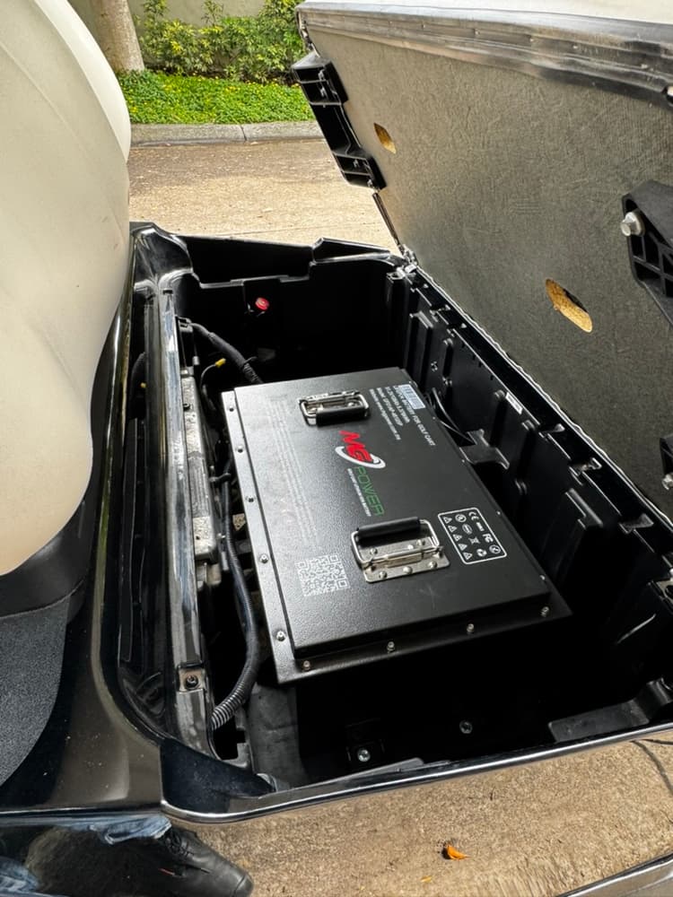 Battery installation MG Power