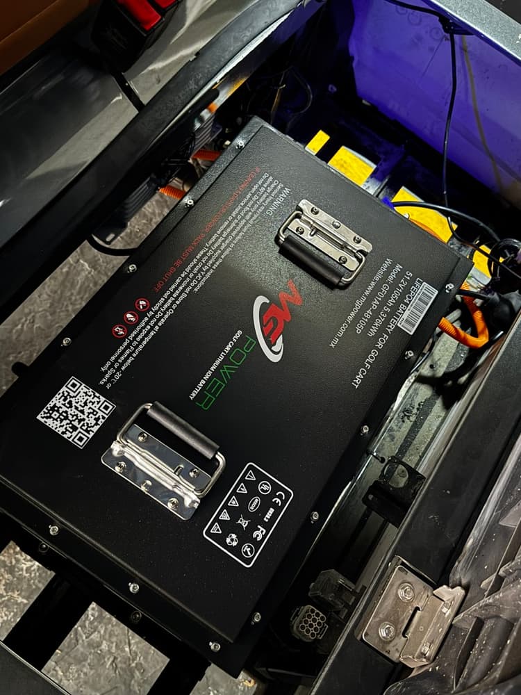 Battery installation MG Power