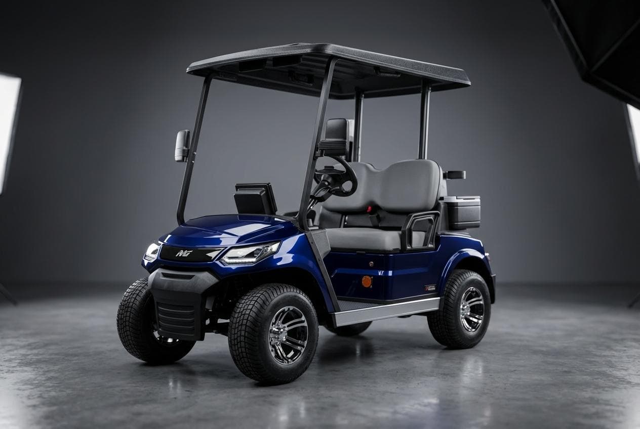 MG-X Golf vista frontal en angulo